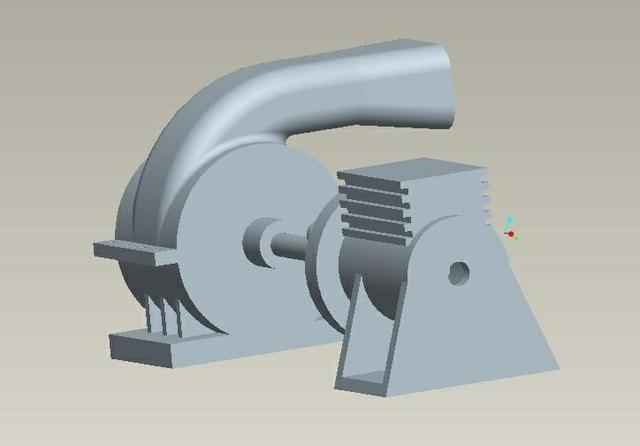 羅茨鼓風(fēng)機3D圖 羅茨鼓風(fēng)機3D圖